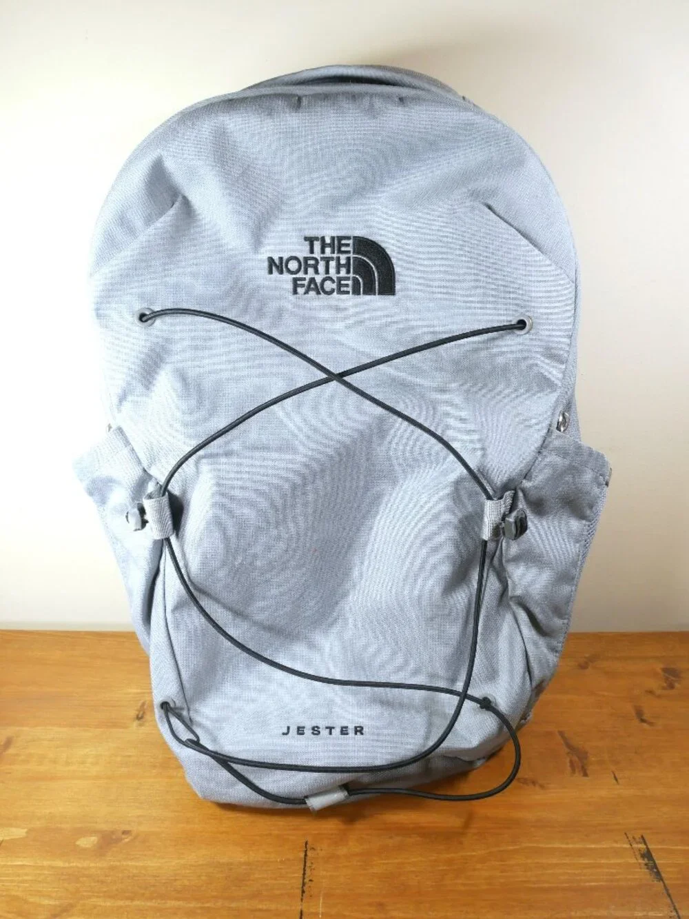 The North Face NF0A3VXF Jester Backpack Gray Hiking Travel School Padded